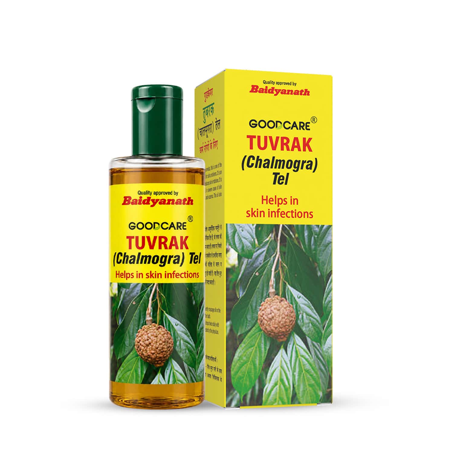 Goodcare Tuvrak Oil By Baidyanath | Adults | Skin Care Oil | 100 Ml | Pack Of 1