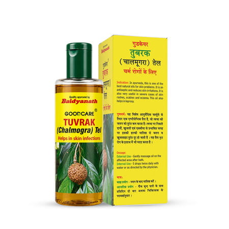 Goodcare Tuvrak Oil By Baidyanath | Adults | Skin Care Oil | 100 Ml | Pack Of 1