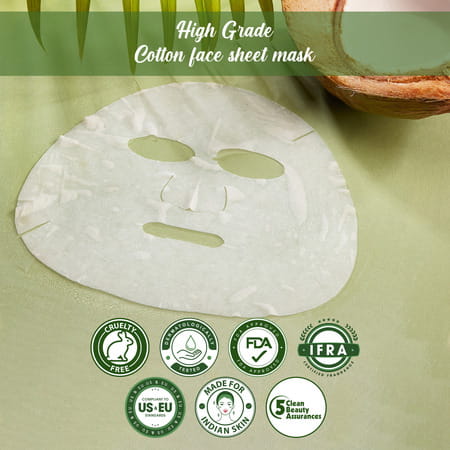 Buds & Berries Hydrate And Refresh Ultra-Hydrating Face Sheet Mask With Tender Coconut Water (25 G)