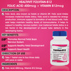 Healthvit Folvitan-B12 Folic Acid 400 Mcg + Vitamin B12 5 Mcg 60 Tablets