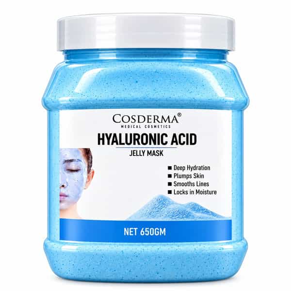 Cosderma Hyaluronic Acid Jelly Mask 650Gm | Deep Hydration For Smooth | Plump & Radiant Skin