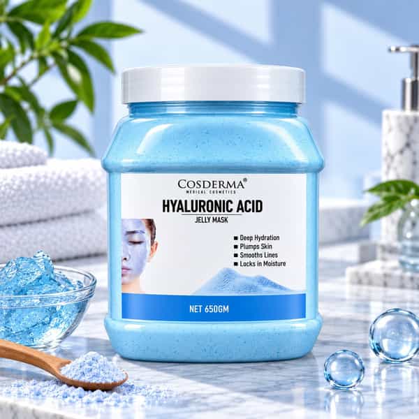 Cosderma Hyaluronic Acid Jelly Mask 650Gm | Deep Hydration For Smooth | Plump & Radiant Skin