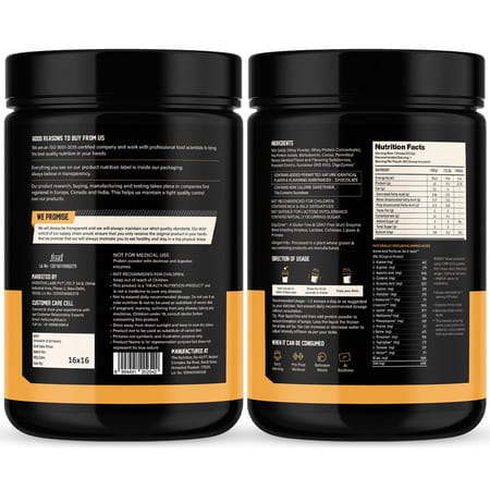 Myfitfuel Advance Beginner Whey Protein + Digestive Enzymes. Easy To Digest (1Kg | Double Chocolate)