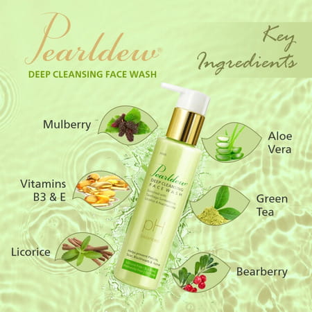 Pearldew Deep Cleansing Face Wash 100 Ml | Neem & Aloe Vera | Paraben Free (Pack Of 2)