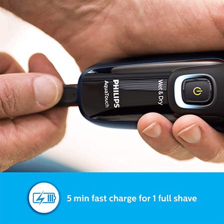 Philips Cordelss Electric Shaver S1323/45-Up To 40 Min Of Shaving (Silver)
