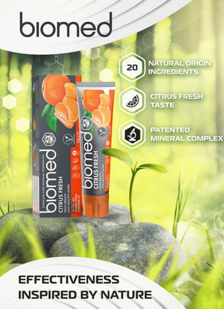 Biomed Completecare Citrus Fresh Toothpaste - Buy One Get One Free- 100gms (20941)