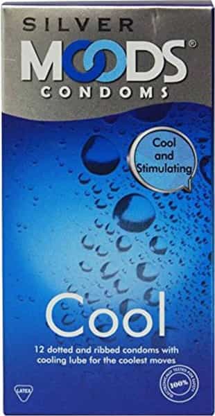 Moods Silver Cool Box Of 12 Condoms