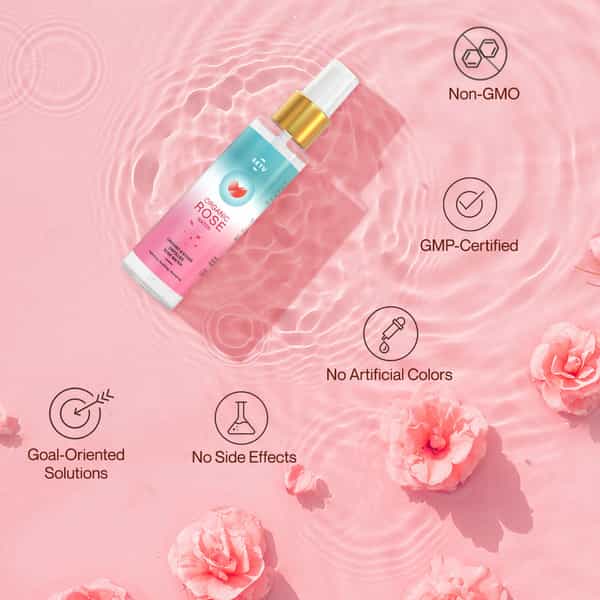 Rose Water & Collagen Combo Pack | Rose Water Hydrating & Marine Collagen Powderpeach Mango Flavour