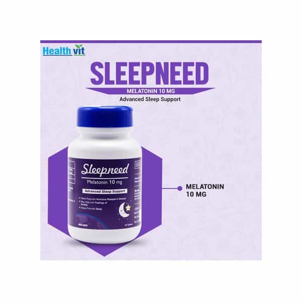 Healthvit Sleepneed Melatonin 3Mg Advanced Sleep Support - 60 Tablets