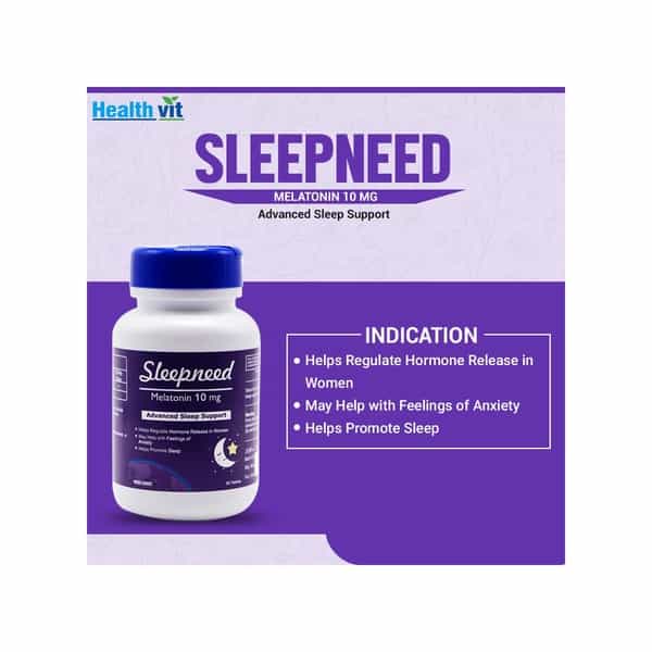 Healthvit Sleepneed Melatonin 3Mg Advanced Sleep Support - 60 Tablets