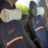 Elegant Fur Memory Foam Neck Support Pillow (Set Of 2) Grey