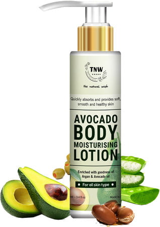 Tnw-The Natural Wash Avocado Moisturizing Lotion With Argan Oil For All Skin Type - 100 Ml