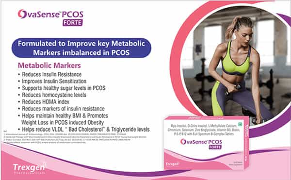 Trexgen Ovasense Pcos Forte Myo-Inositol D-Chiro Inositol Tablets - 30 Tablets