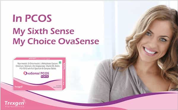 Trexgen Ovasense Pcos Forte Myo-Inositol D-Chiro Inositol Tablets - 30 Tablets