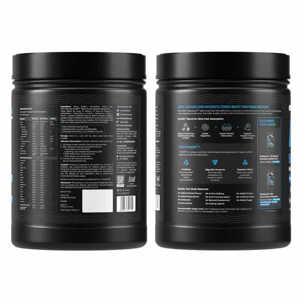 Nutrabay Bioabsorb Whey Protein Powder | Prodifi Blend | 26G Per Scoop | Dalgona Coffee - 500G