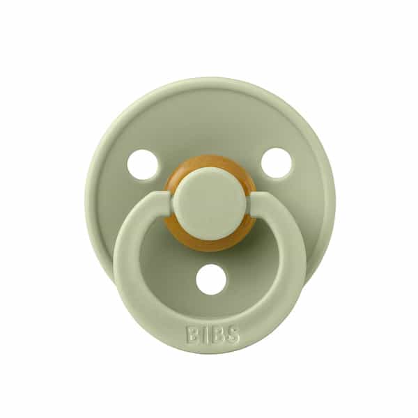 Bibs Colour 2 Pack Latex Size 1 Ivory/Sage - 0+ Months