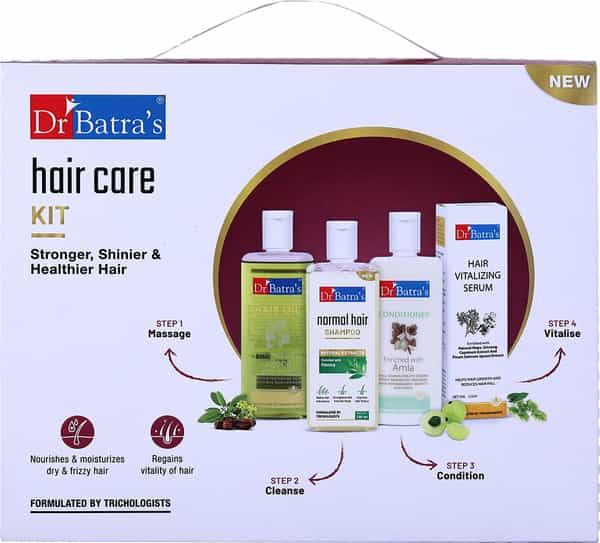 Dr Batra's Hair Care Kit Stronger Shinier & Healthier Hair - 715 Ml