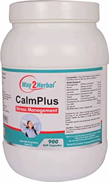 Way2herbal Calmplus - 900 Capsules Pack Of 5