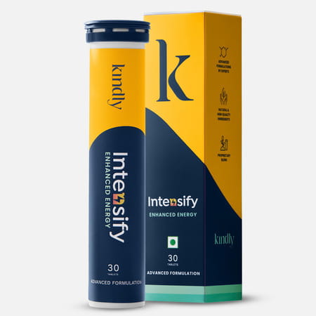Kindly Health Intensify L-Carnitine Tablets | Improves Performance Health | 30 Tablets | Pack Of 1
