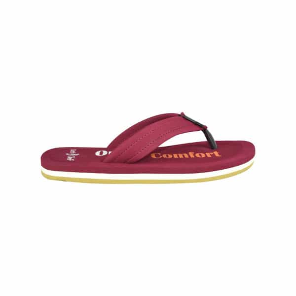 Ortho Cheer Women's Orthopedic And Diabetic Care Super Soft Slippers | Maroon | Size 4 -1 Pair