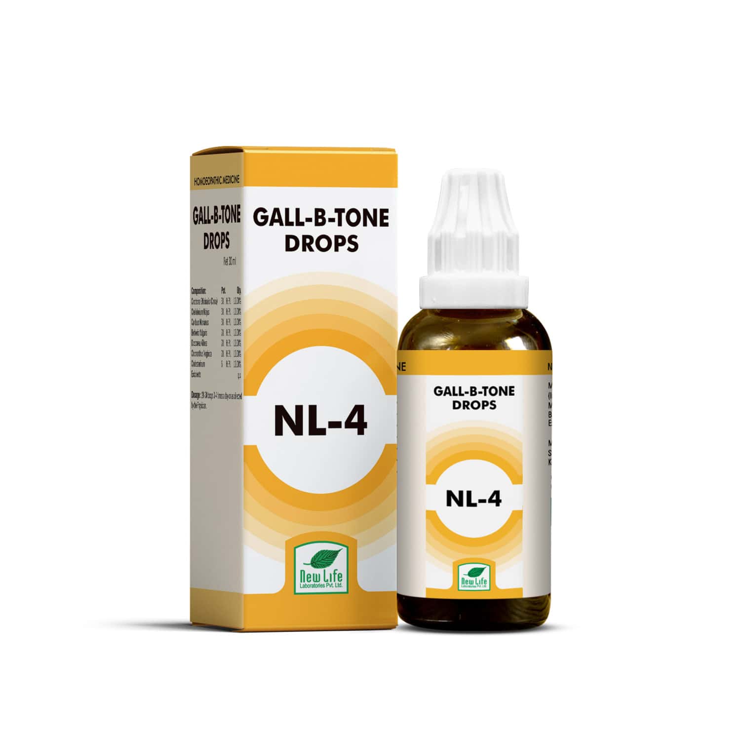 New Life Nl 4 (gall B Tone Drops) | 30ml