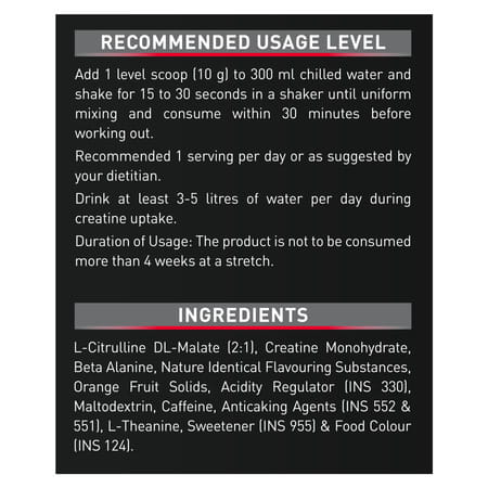 Muscleblaze Pre Workout Crea-Xtreme (Berry Lime | 200G | 20 Servings)