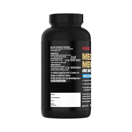 Gnc Mega Men One Daily Multivitamin For Men | Promotes Men'S Well-Being | Boosts Immunity | 60 Tabs