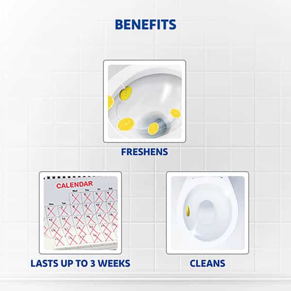 Harpic Hygienic Citrus Toilet Block  Packet Of 26 G