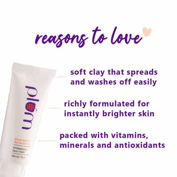 Plum Grape Seed & Sea Buckthorn Renaissance Face Mask - 75 Ml