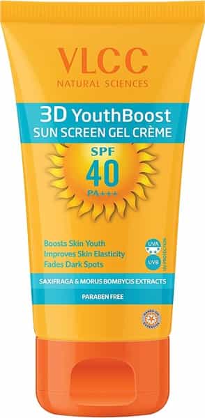 Vlcc 3D Youth Boost Spf40 Sun Screen Gel Creme Spf40 Pa+++ - 100 Gm