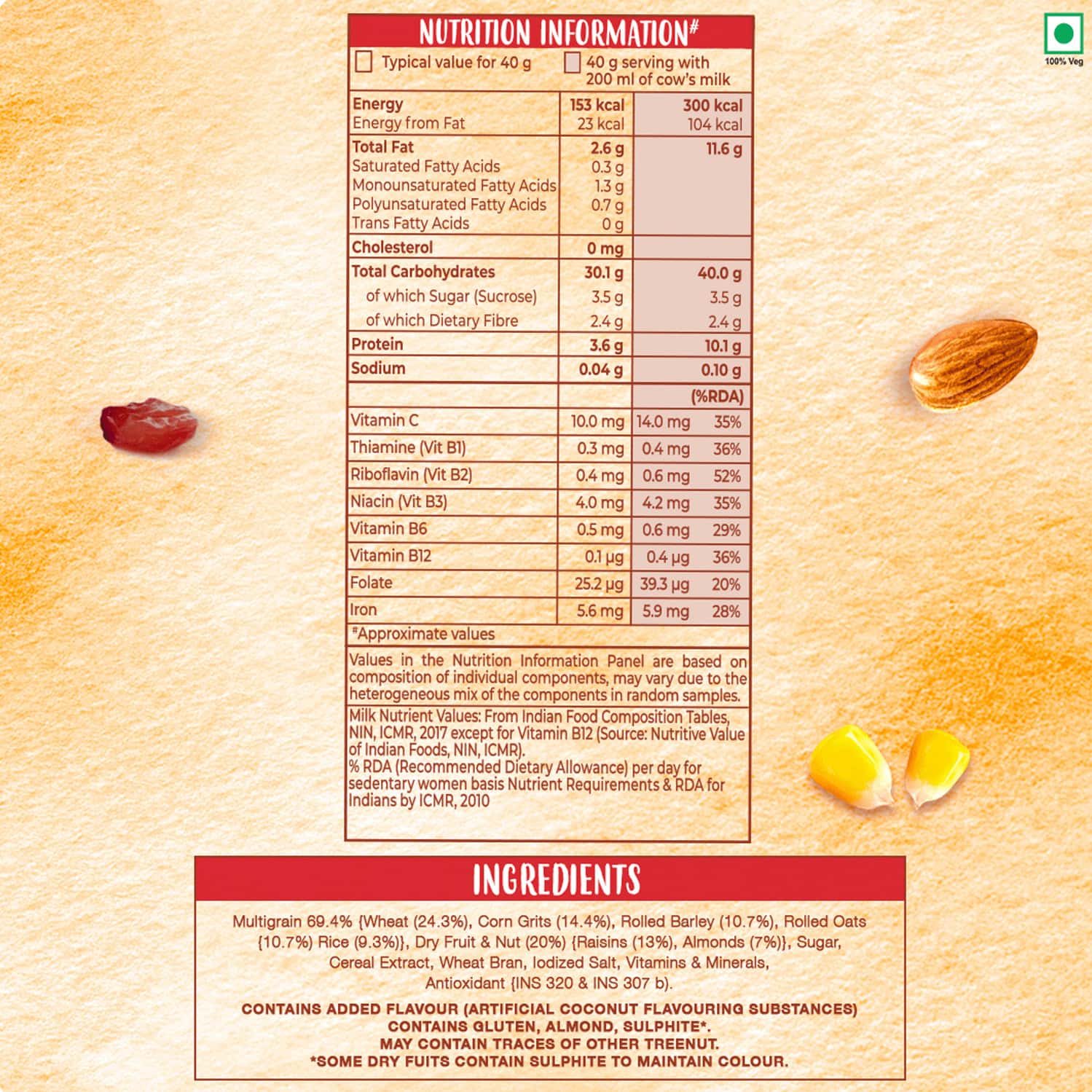 Buy KELLOGG'S MUESLI WITH 20 NUTS DELIGHT 750G POUCH Online & Get Upto