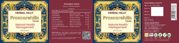 Herbal Hills Proscarehills - Value Pack 900 Tablets