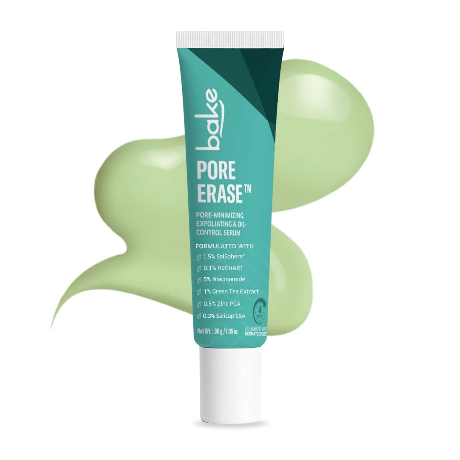 Bake Pore Minimizing Face Serum With Niacinamide For Clear Pores & Uneven Skin Texture-30ml