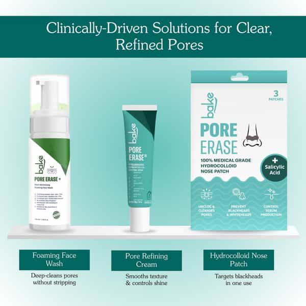 Bake Pore Minimizing Face Serum With Niacinamide For Clear Pores & Uneven Skin Texture-30Ml