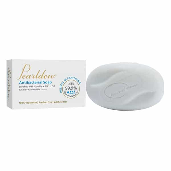 Pearldew Antibacterial Sanitizing Soap 75 Gm | Aloe Vera | Paraben Free (Pack Of 6)