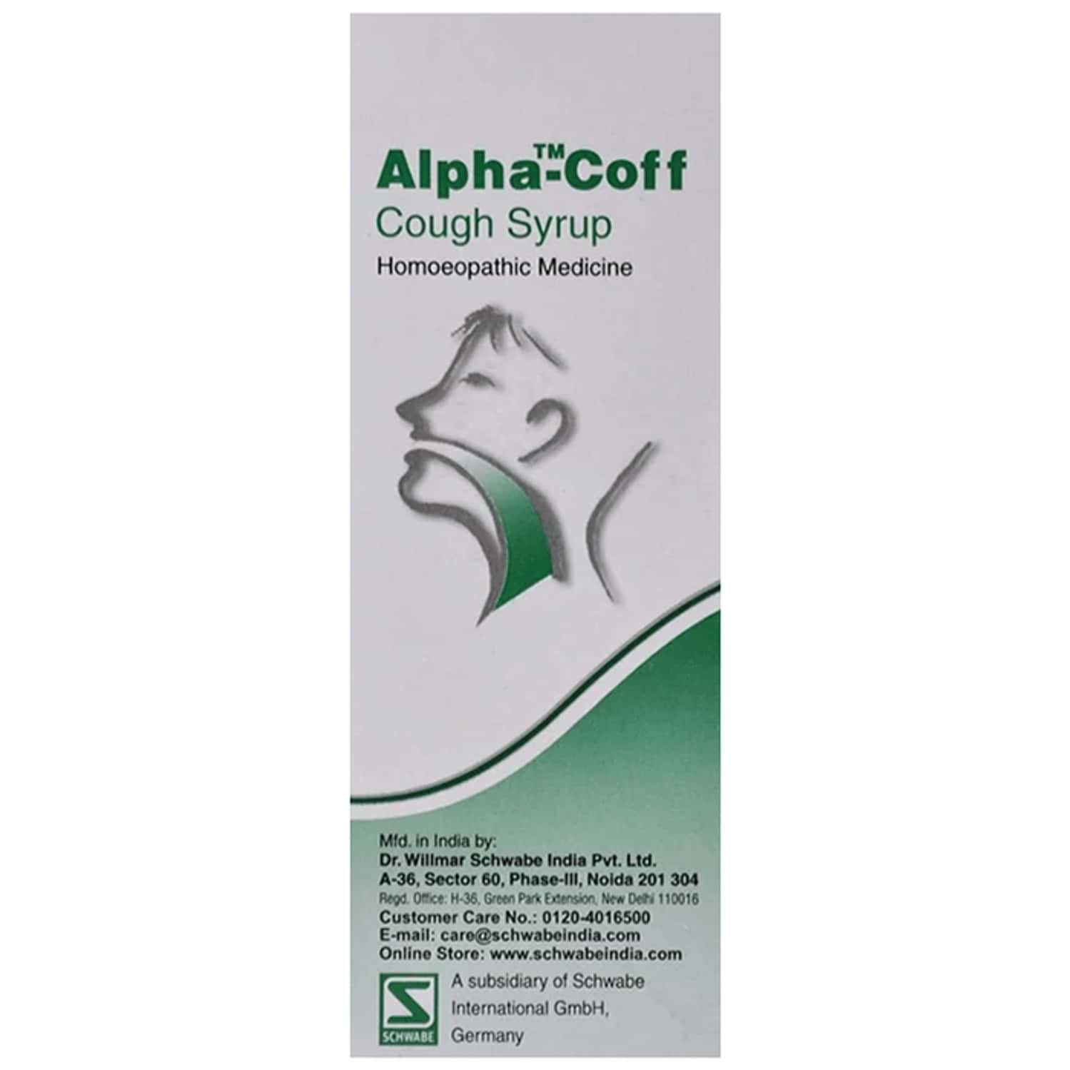 Dr. Willmar Schwabe India Alpha-coff Cough Syrup 100 Ml