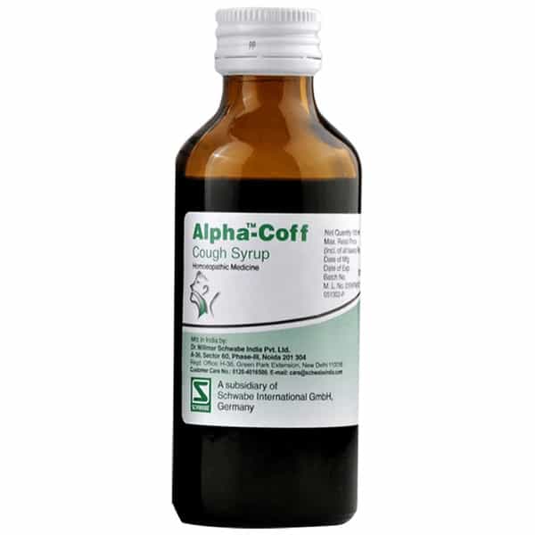 Dr. Willmar Schwabe India Alpha-Coff Cough Syrup 100 Ml