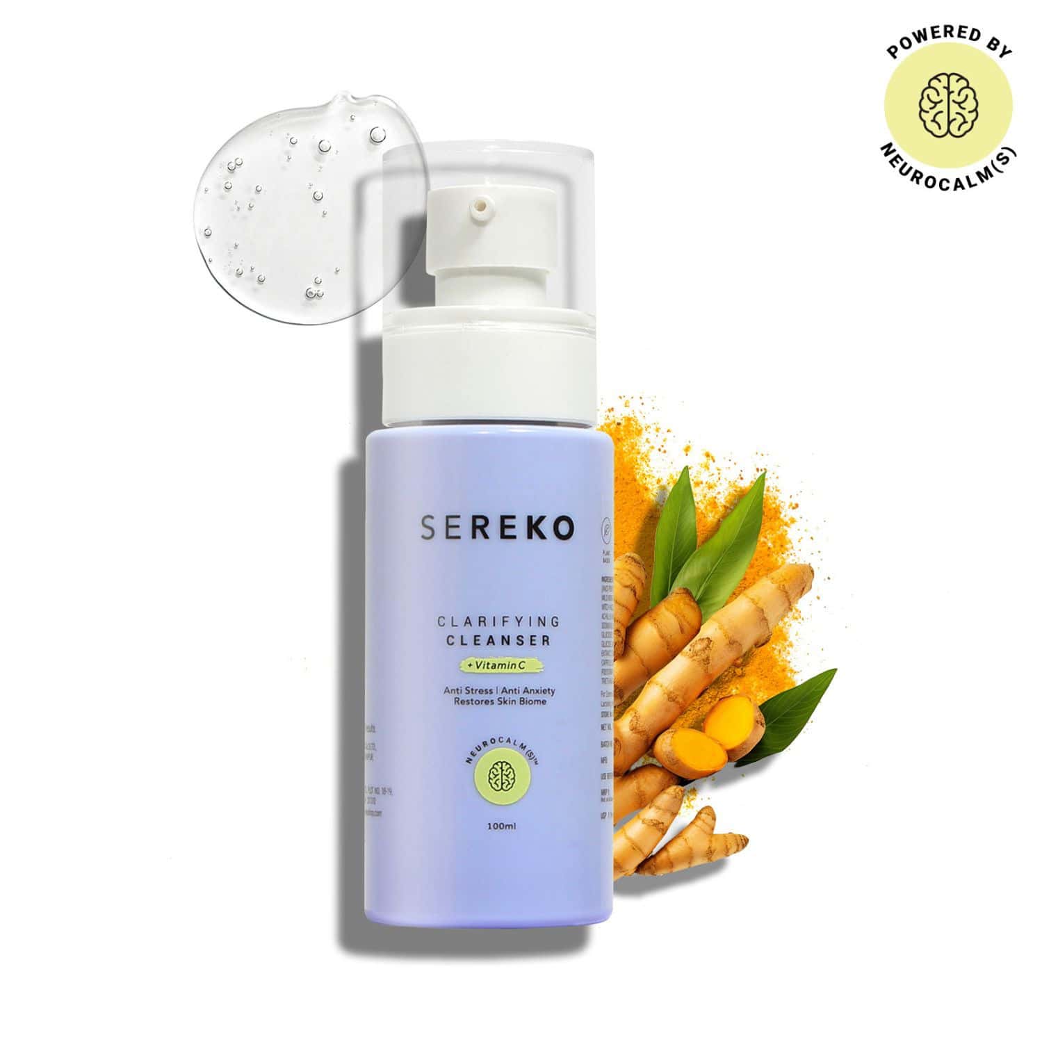 Sereko Vitamin C Glowing & Brightening For Acne | Dark Spots & Excess Oil Face Wash 100 Ml