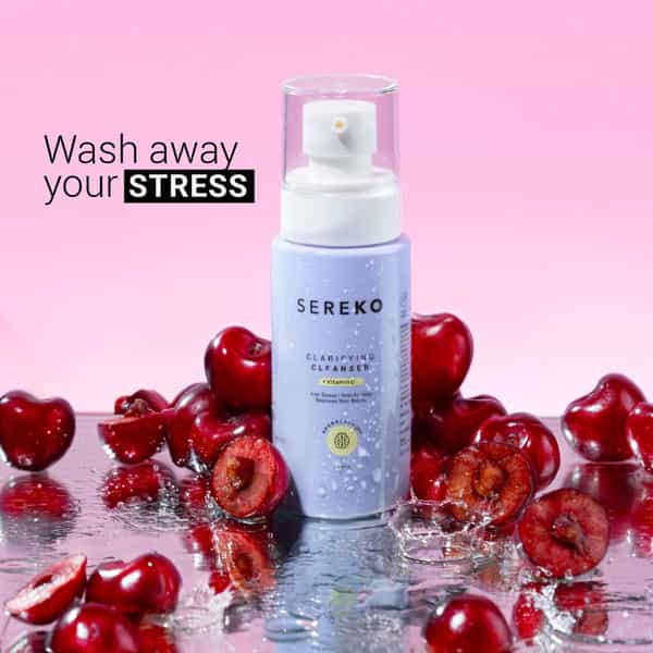Sereko Vitamin C Glowing & Brightening For Acne | Dark Spots & Excess Oil Face Wash 100 Ml