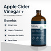 Miduty Apple Cider Vinegar - Stevia - Fenugreek - Detox - Weight Loss - Raw Acv With Mother - 500Ml