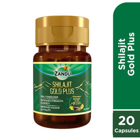 Zandu Shilajit Gold Plus Capsules 20 No'S
