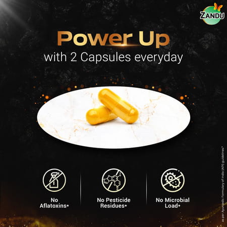Zandu Shilajit Gold Plus Capsules 20 No'S