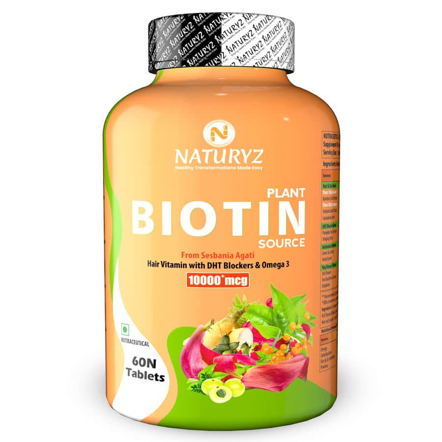 Buy OZIVA PLANT BASED HAIR VITAMINS 60 CAPSULES | HAIR VITAMINS FOR ...