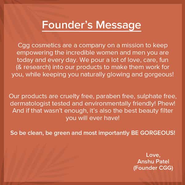 Cgg Cosmetics Ultra Matte Sunscreen Gel Spf 45 Broad Spectrum Pa+++ Protection - 50Gm