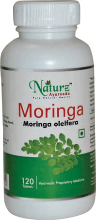 Naturz Ayurveda Moringa Tablets 120 Count Pack Of 2 Grey (2nza2944)