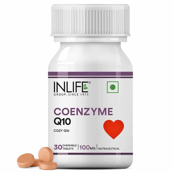 Inlife Coenzyme Q10 100Mg Heart Health & Cellular Energy - 30 Tablets