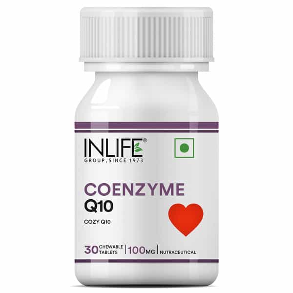 Inlife Coenzyme Q10 100Mg Heart Health & Cellular Energy - 30 Tablets