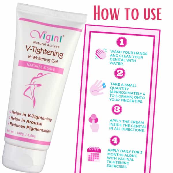Vigini Vaginal V Tightening Lightening Whitening Revitalizing Moisturizing Cream Gel Lube For Women