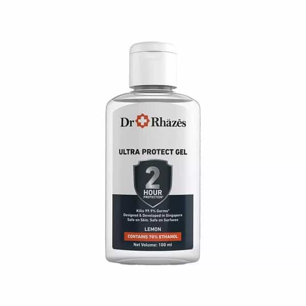 Dr Rhazes Ultra Protect Gel  Hand Sanitizer (2 Hour Protection) Bottle Of 100 Ml