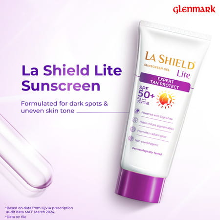 La Shield Lite Sunscreen Gel | Expert Tan Protect | Spf 50 + Pa +++ | 50 Gm